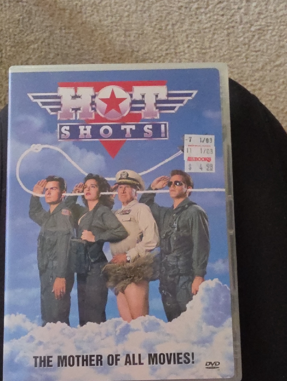 Hot Shots! DVD Movie - Blue Cover